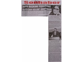 BASINDA BAROMUZ (Yeşilboğaz: "İstanbul Sözleşmesi Yaşasın, Başka Özgecanlar Ölmesin")