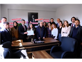 MESLEKTAŞLARIMIZIN OFİS AÇILIŞINA KATILDIK