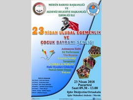 MERSİN BAROSU ÇOCUK HAKLARI MERKEZİ'NİN 23 NİSAN ETKİNLİĞİ