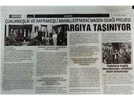 Maden ocağı projesi yargıya taşınıyor