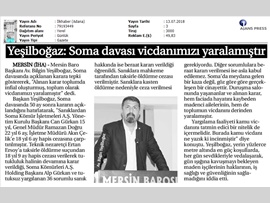 BASINDA BAROMUZ (Soma Davası Vicdanımızı Yaralamıştır)