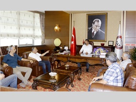 MERSİN ELEKTRİK MÜHENDİSLERİ ODASI’NDAN BARO BAŞKANIMIZ BİLGİN YEŞİLBOĞAZ’A ZİYARET