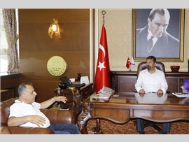 MERSİN ELEKTRİK MÜHENDİSLERİ ODASI’NDAN BARO BAŞKANIMIZ BİLGİN YEŞİLBOĞAZ’A ZİYARET