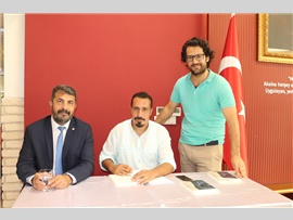 GAZETECİ YAZAR ABİDİN YAĞMUR İMZA VE SÖYLEŞİ GÜNÜNDE AVUKATLARIMIZLA BULUŞTU