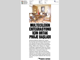 BASINDA BAROMUZ (Mültecilerin Entegrasyonu İçin Ortak Proje Başlıyor)