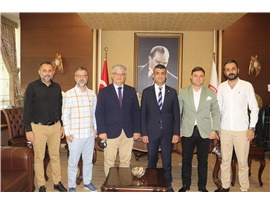 MERSİN SERBEST MUHASEBECİ MALİ MÜŞAVİRLER ODASI’NDAN BAŞKANIMIZ ÖZDEMİR’E ZİYARET