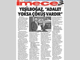 BASINDA BAROMUZ (Baro Başkanımız Av. Bilgin Yeşilboğaz Mazbatasını Aldı)