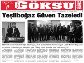 BASINDA BAROMUZ (Baro Başkanımız Av. Bilgin Yeşilboğaz, Yeniden Başkan Seçildi)