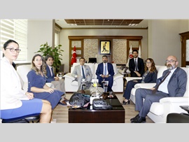 BARO BŞK. BİLGİN YEŞİLBOĞAZ 'DAN CUMHURİYET BAŞSAVCISI MUSTAFA ERCAN’A ZİYARET
