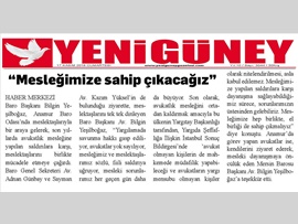 BASINDA BAROMUZ (Baro Başkanımızın Anamur Avukatları Ziyareti)