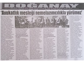 BASINDA BAROMUZ (Staj Eğitim Dönemi Açılışı, 9 Baro Başkanının Katılımıyla Yapıldı)