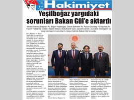 BASINDA BAROMUZ (Baro Başkanımız Yargıdaki Sorunları Adalet Bakanı'na Aktardı)