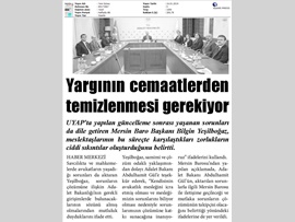 BASINDA BAROMUZ (Baro Başkanımız Yargıdaki Sorunları Adalet Bakanı'na Aktardı)