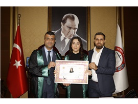 2 STAJYER AVUKATIMIZ CÜBBE GİYDİ