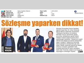 BASINDA BAROMUZ (Sözleşme Hazırlama ve İnceleme Teknikleri)