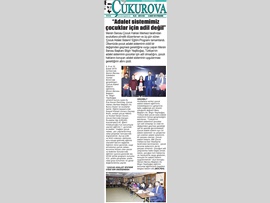 BASINDA BAROMUZ ("Çocuk Adalet Sistemi Ciddi Değişimden Geçmeli")
