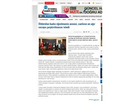 BASINDA BAROMUZ (Kübra Öğretmenin Ailesi Adalet İstiyor)