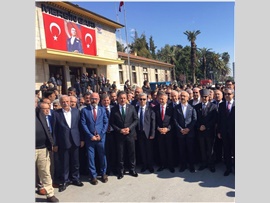 MERSİN BAROSU, ATATÜRK’ÜN MERSİN’E GELİŞİNİN 96. YILDÖNÜMÜNÜ KUTLADI