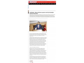 BASINDA BAROMUZ (Başkanımızın, Ağaç Kesen Kişilerin Tutuklanması ile İlgili Açıklaması)