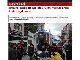 Av. Ersin Eraslan'ın öldürülmesine tepki: "Sizin de avukata ihtiyacınız olacak"