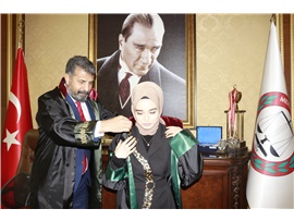 ADALET MÜCADELESİ İÇİN CÜBBE GİYDİLER
