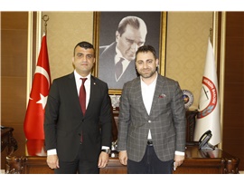 BELÇİKA FAHRİ KONSOLOSU VEYSEL MEMİŞ’DEN ZİYARET