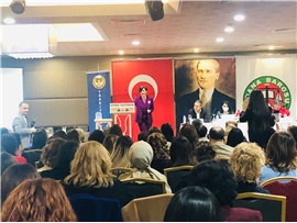 ADANA BAROSU’NUN “KADINA YÖNELİK ŞİDDETLE MÜCADELE” KONULU ÇALIŞTAYINA KATILDIK