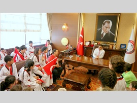 ZİYARET-Mersin Gençlik Hizmetleri ve Spor İl Müdürlüğü Tekvando Takımı