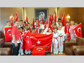 ZİYARET-Mersin Gençlik Hizmetleri ve Spor İl Müdürlüğü Tekvando Takımı