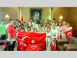 ZİYARET-Mersin Gençlik Hizmetleri ve Spor İl Müdürlüğü Tekvando Takımı