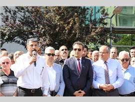 EMEKLİ HÂKİM MUSTAFA TOPAK SON YOLCULUĞUNA UĞURLANDI