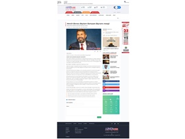 Baro Başkanımız Yeşilboğaz'dan Ramazan Bayramı mesajı