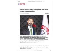 Başkanımız Yeşilboğaz'dan ırkçı saldırıya tepki