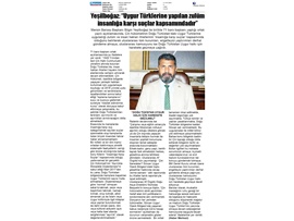 Baro Başkanları Uygur Türklerine yapılan zulmü kınadı
