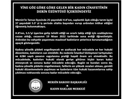 YİNE GÖZ GÖRE GÖRE GELEN BİR KADIN CİNAYETİNİN DERİN ÜZÜNTÜSÜ İÇERİSİNDEYİZ