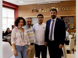 MERSİN BAROSU’NDA BAYRAMLAŞMA MERASİMİ YAPILDI