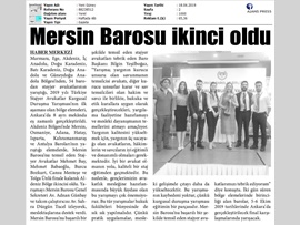 BASINDA BAROMUZ (Mersin Barosu Kurgusal Duruşma Yarışması Bölge Elemelerinde İkinci Oldu)
