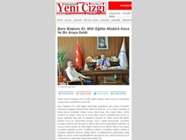 BASINDA BARO (Milli Eğitim Müdürlüğü ziyareti) 18.08.2017