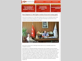 BASINDA BARO (Milli Eğitim Müdürlüğü ziyareti) 18.08.2017