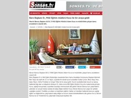 BASINDA BARO (Milli Eğitim Müdürlüğü ziyareti) 18.08.2017