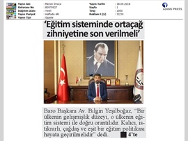 BASINDA BAROMUZ (Eğitim-Öğretim Yılı Mesajı)
