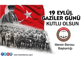 GAZİLER GÜNÜ KUTLU OLSUN