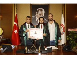 9 STAJYER AVUKATIMIZ, AVUKATLIK RUHSATNAMELERİNİ ALDI