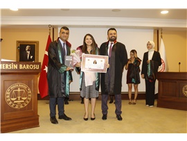 9 STAJYER AVUKATIMIZ, AVUKATLIK RUHSATNAMELERİNİ ALDI