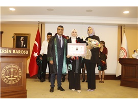 9 STAJYER AVUKATIMIZ, AVUKATLIK RUHSATNAMELERİNİ ALDI