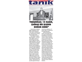 BASINDA BAROMUZ (Yeşilboğaz, "15 Kasım, Çağdaş Bir Ulusun Doğum Günü")