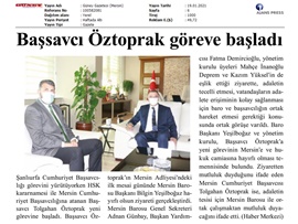 Başkanımız Yeşilboğaz'dan Başsavcı Öztoprak'a hayırlı olsun ziyareti