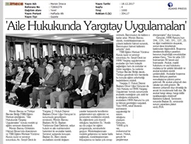 BASINDA BAROMUZ (Aile Hukukunda Yargıtay Uygulamaları Semineri)