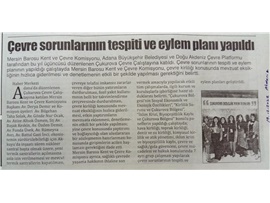 Kent ve çevre Komisyonumuz, Çukurova Çevre Çalıştayına katıldı