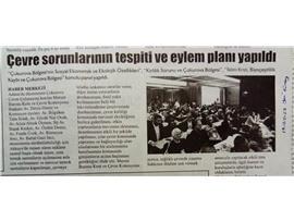 Kent ve çevre Komisyonumuz, Çukurova Çevre Çalıştayına katıldı